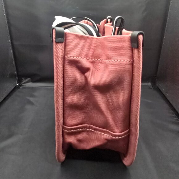Marc Jacobs Medium Logo Canvas Tote Bag / H050M06FA21-668 Dusty Rose - Picture 4 of 9